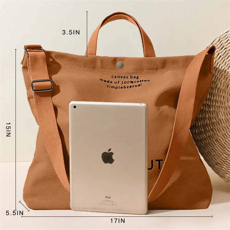 Canvas Tote Bag and High-End Versatile Shoulder Bag